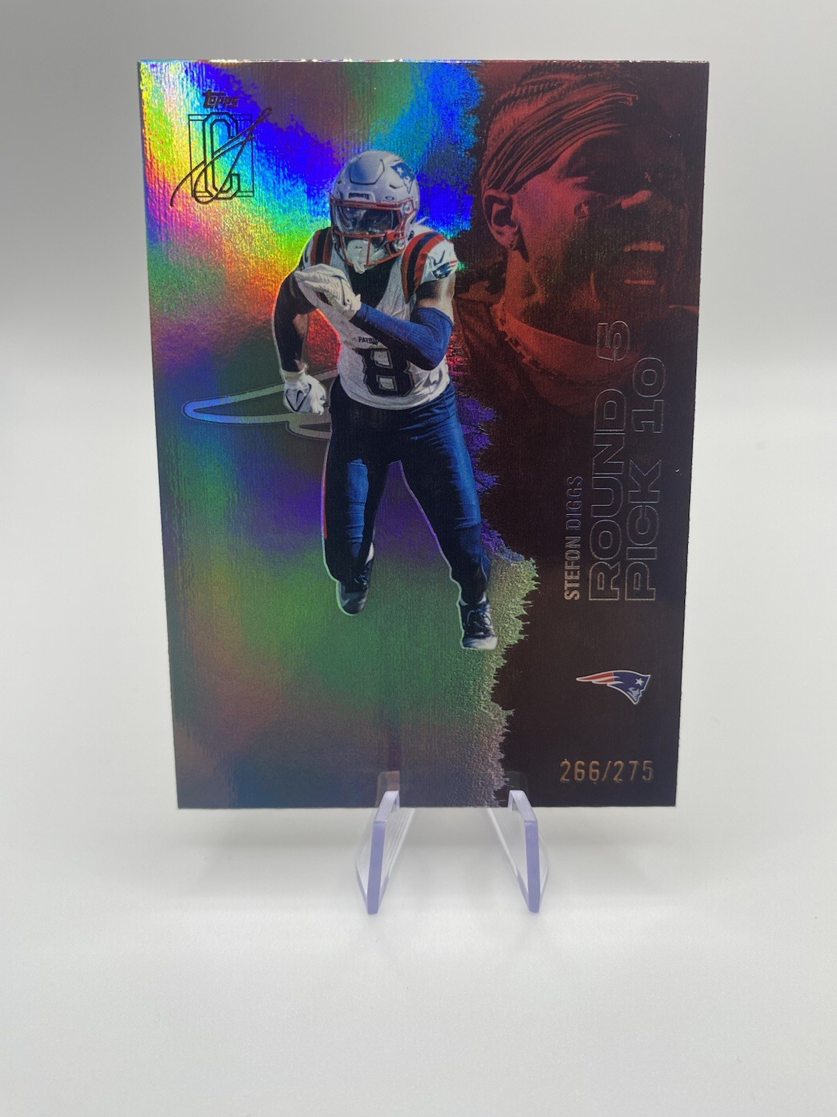 2025 Topps Signature Class Stefon Diggs Chrome Refractor #89 Patriots /275