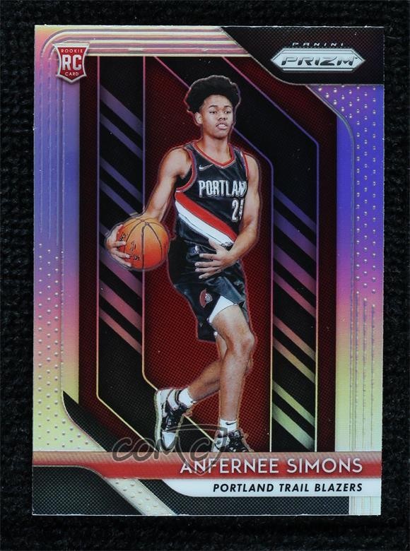 2018-19 Panini Prizm Silver Prizm Anfernee Simons #61 03j5