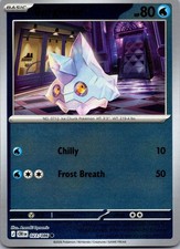 Bergmite Chaos Rising Pokemon Common Reverse Holo Near Mint 023/086