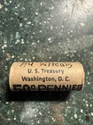 Half Roll Mixed Dates And Mint Marks Of AU Lincoln Wheat Cents