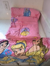 Disney princess flannel twin flat and fitted bed sheets All Cotton Belle Cinder