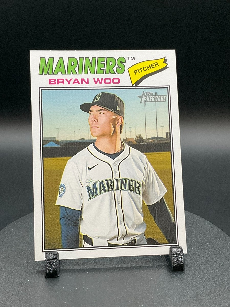 2026 Topps Heritage Baseball #99 Bryan Woo, Seattle Mariners | eBay