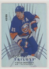 2014-15 Upper Deck Trilogy Radiant Blue 43/99 Kyle Okposo #40 1s8