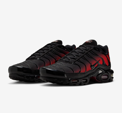 NIKE Air Max Plus DM0032-021 Black Light Crimson Noble Red Black