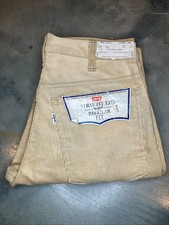 Vintage 80s Levi s Corduroy Pants Men's 30x31 Brown Corduroy 519 1523 Deadstock