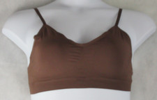 Lauren Ralph Lauren Women's Luxe Smoothing Wireless Bralette, Espresso Brown, XL