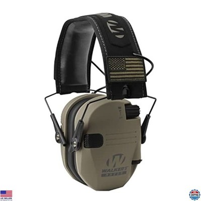 Walker's Razor Slim Electronic Earmuffs - Low Profile Hearing Protection for