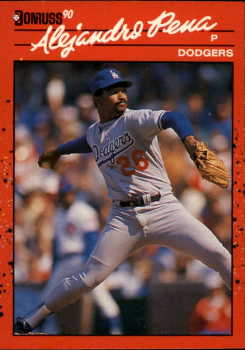 1990 Donruss #664 Alejandro Pena - BB