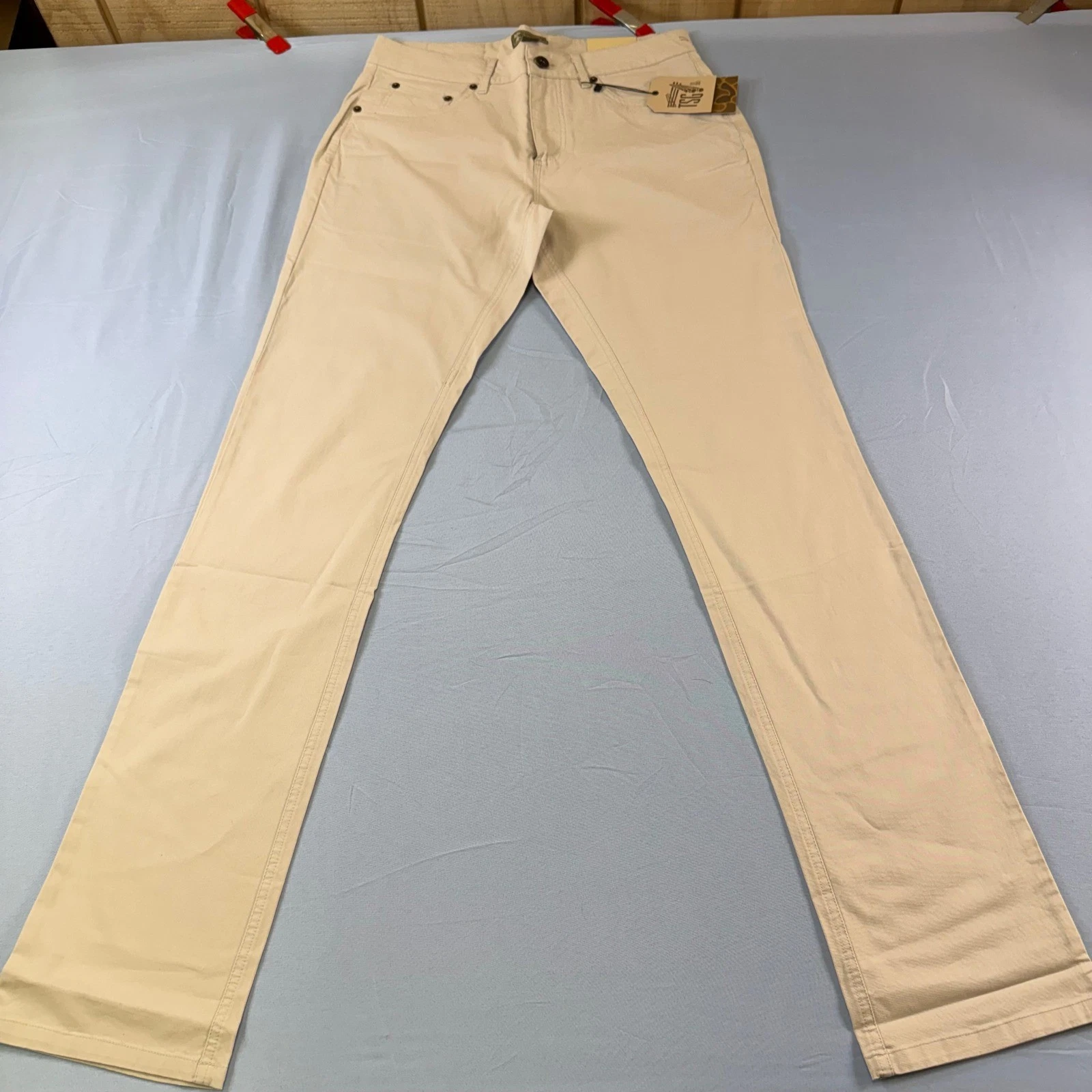 The Sporting Gent TSG Boone 5-Pocket Pant Stone Beige 30x34 NWT $135
