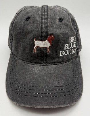 Big Blue Boers Large Breed Goat Baseball Cap Hat Strapback Farming