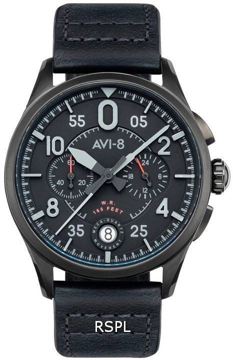 Orologio da uomo AVI-8 Spitfire Lock Chronograph Slate Black Quartz AV-4089-03