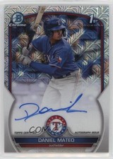 2023 Bowman Chrome Prospect HTA Choice Mojo Refractor /150 Daniel Mateo Auto os2