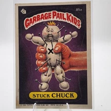 Stuck Chuck 1986 Topps Garbage Pail Kids Series 3 #85a GBK