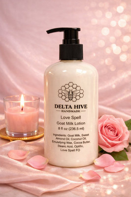 Delta Hive Goat Milk Lotion - Love Spell 8oz