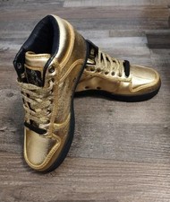Vlado Footwear Spectro-1 Gold/Black Leather L...