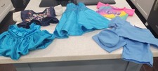 Build A Bear Clothing Lot PLAYED WITH CONDITION,Pawsenclaws suit , skirt,dress..