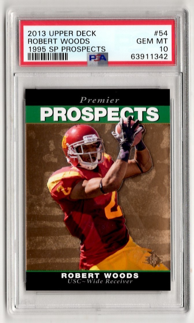 Robert Woods Upper Deck 1995 SP Prospects #54 Base
