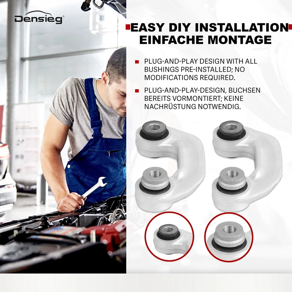 Densieg Wishbone Set 8D0498998 for A4 B5 & A6 C5, VW Passat 3B, Skoda Superb - Image 2 of 4