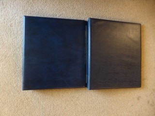2 x Blue FDC albums excellent condition rf148