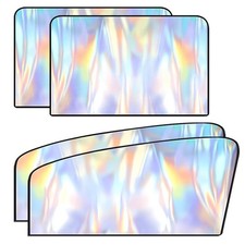 4PCS Car Window Sun Shades UV Protection Magnetic Privacy Curtains
