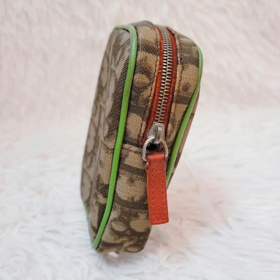 Christian Dior Trotter Rasta Color Canvas Pouch 00LU0044 12.5×9×4cm   - Image 4 of 4