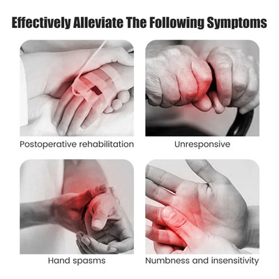Left & Right Hand Finger Rehabilitation Exerciser Robot Gloves Stroke Hemiplegia