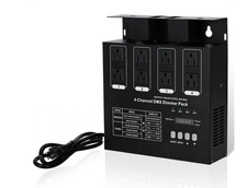 Dmx Dimmer Pack with Dmx 4-Channel Dmx512 Dimmer Pack Suitable for Stage Lighti