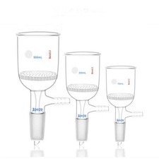 Laboratory Chemistry funnel porous 30-500ml glassware Buchner filter perforated