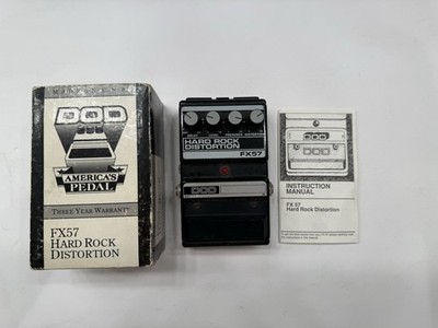 DOD Digitech FX57 Hard Rock Distortion Delay Vintage Guitar Effect Pedal + Box