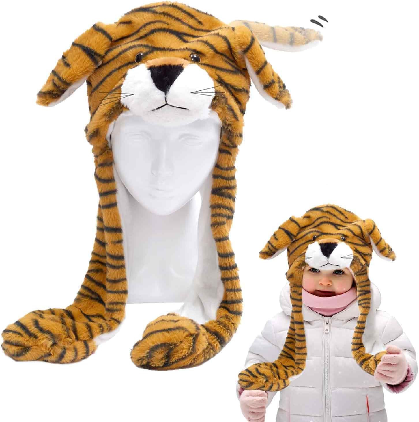 Gorro Orejas Que Se Mueven, Gorro Conejo Mueve Orejas, Sombrero De Conejo Con Or