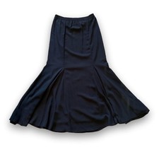 Vtg Witchy Whimsigoth 90s Y2K Black Maxi Skirt
