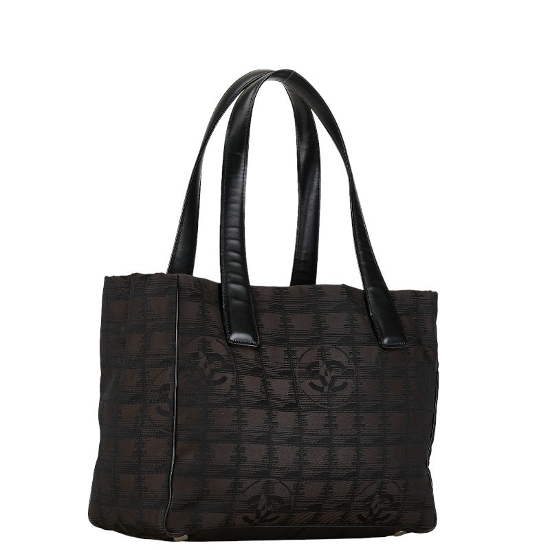 Chanel Neutra Tote PM in Satin Brown 10x7.5x4.7 Preowned