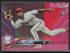 2018 Topps Chrome #147 Nick Williams Pink Refractor