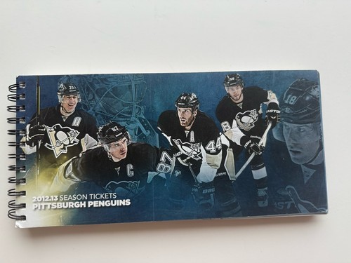 Libretto 4 Biglietti Pittsburgh Penguins 2012-2013 Preseason Regular Playoffs - Foto 1 di 4