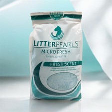 cat litter litter pearls micro fresh crystal cat litter 7 lbs