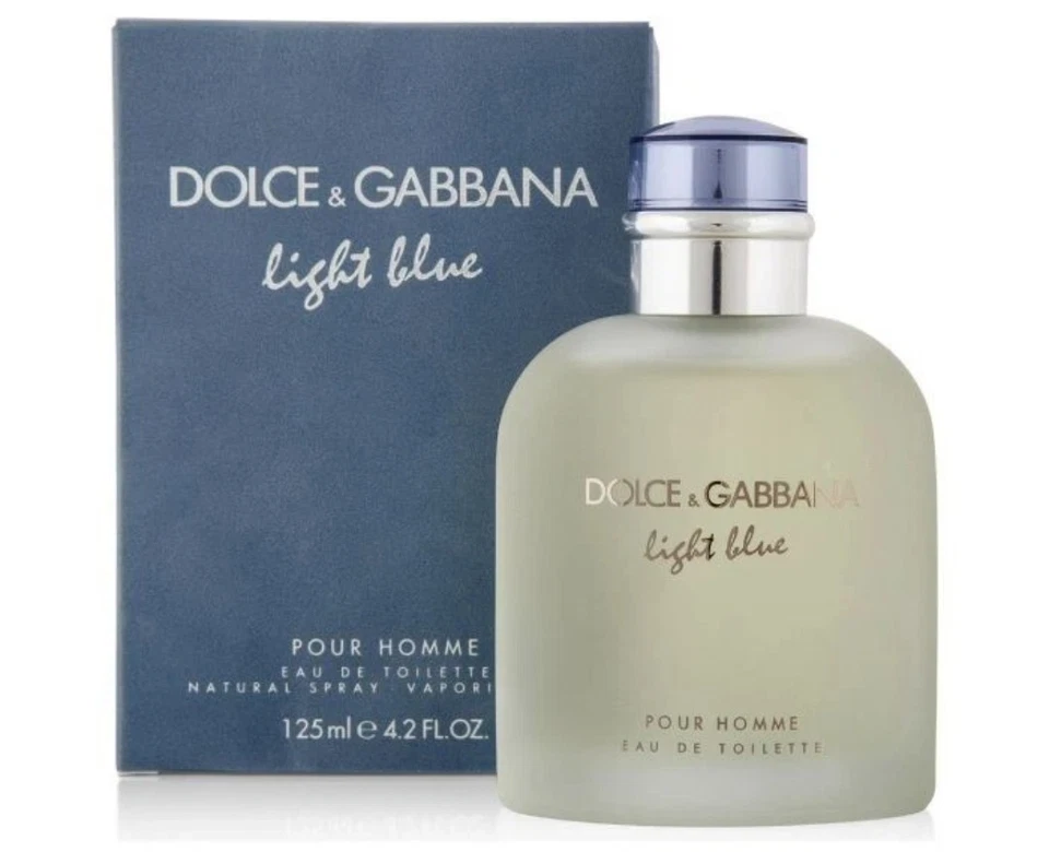 Azul claro Dolce & Gabbana para homens eau de toilette spray 4,2 oz novo em folha - Imagem 2 de 3