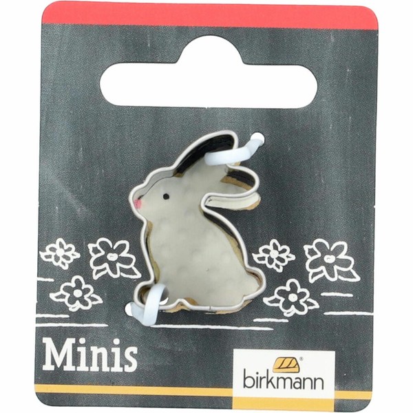 Birkmann Mini-Ausstechform Hase Ausstecher PläTzchenform Keks Edelstahl 2.5 Cm-image