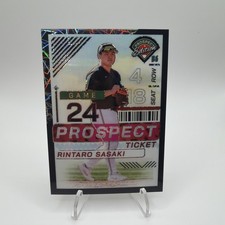 2024 Panini Prospect Edition - Rintaro Sasaki #101 Black Velocity Prizm /39 (RC)