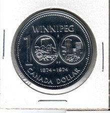 CANADA SILVER DOLLARS 1974