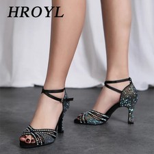 Women Latin Dance Shoes Girls Ballroom Modern Tango Jazz High Heel Party Shoes