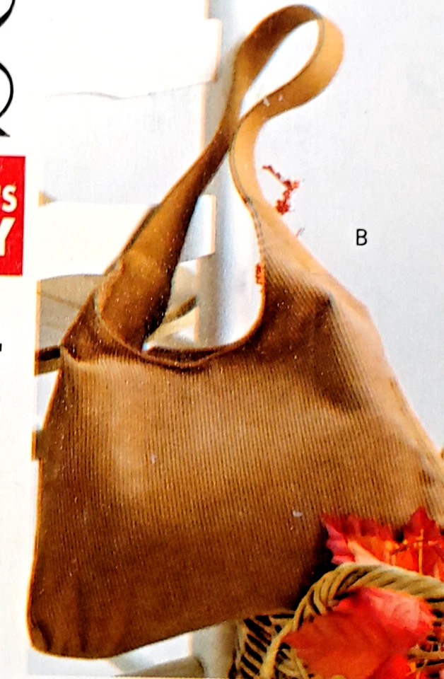 B4271 Butterick Easy See & Sew 2 Styles Purses, handbag, Tote, Lined & Pockets - Image 4 of 4