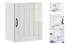 Küchen-Hängeschrank Lucca Hochglanz-Weiß Spanplatte