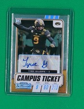 Panini Contenders Campus Ticket Rookie Auto Tyree Gillespie #246 Missouri