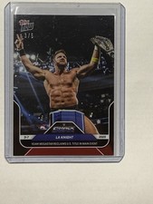 2025 Topps NOW WWE 31 LA KNIGHT RECLAIMS US TITLE RED 3/5