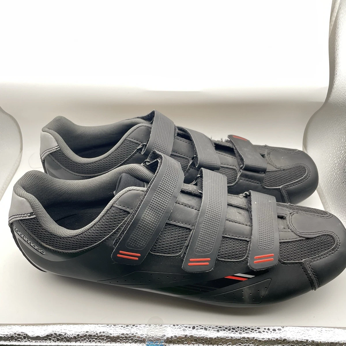 Tommaso Road Spin Cycling Shoes EU 47 US 13 3-Bolt w/ Look Cleats‎ Tommaso Strada Cycling Shoes Review - YouTube main image 3
