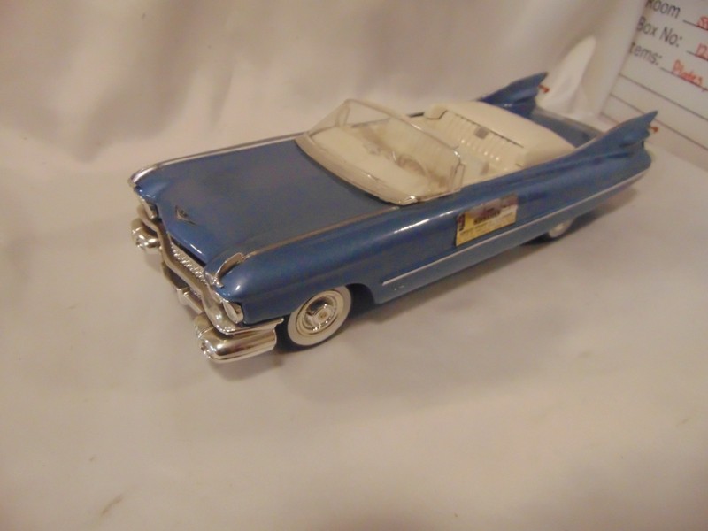 Jim Beam Blue 1959 Cadillac Convertible Decanter-EMPTY