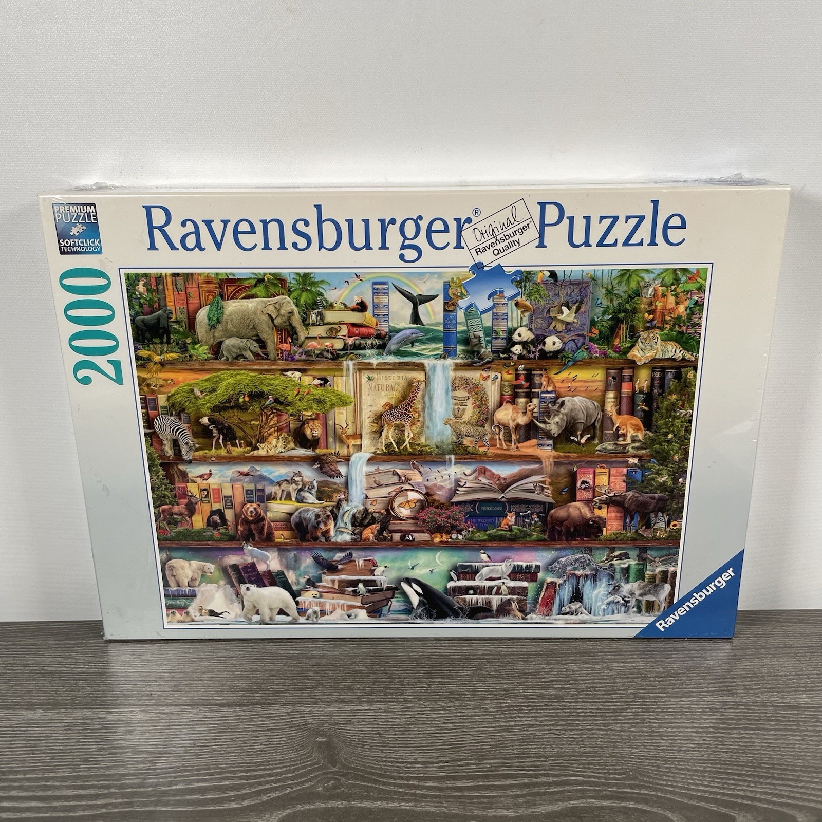 Ravensburger 2000 Piece Puzzle Wild Animal Kingdom Jigsaw | New & Sealed