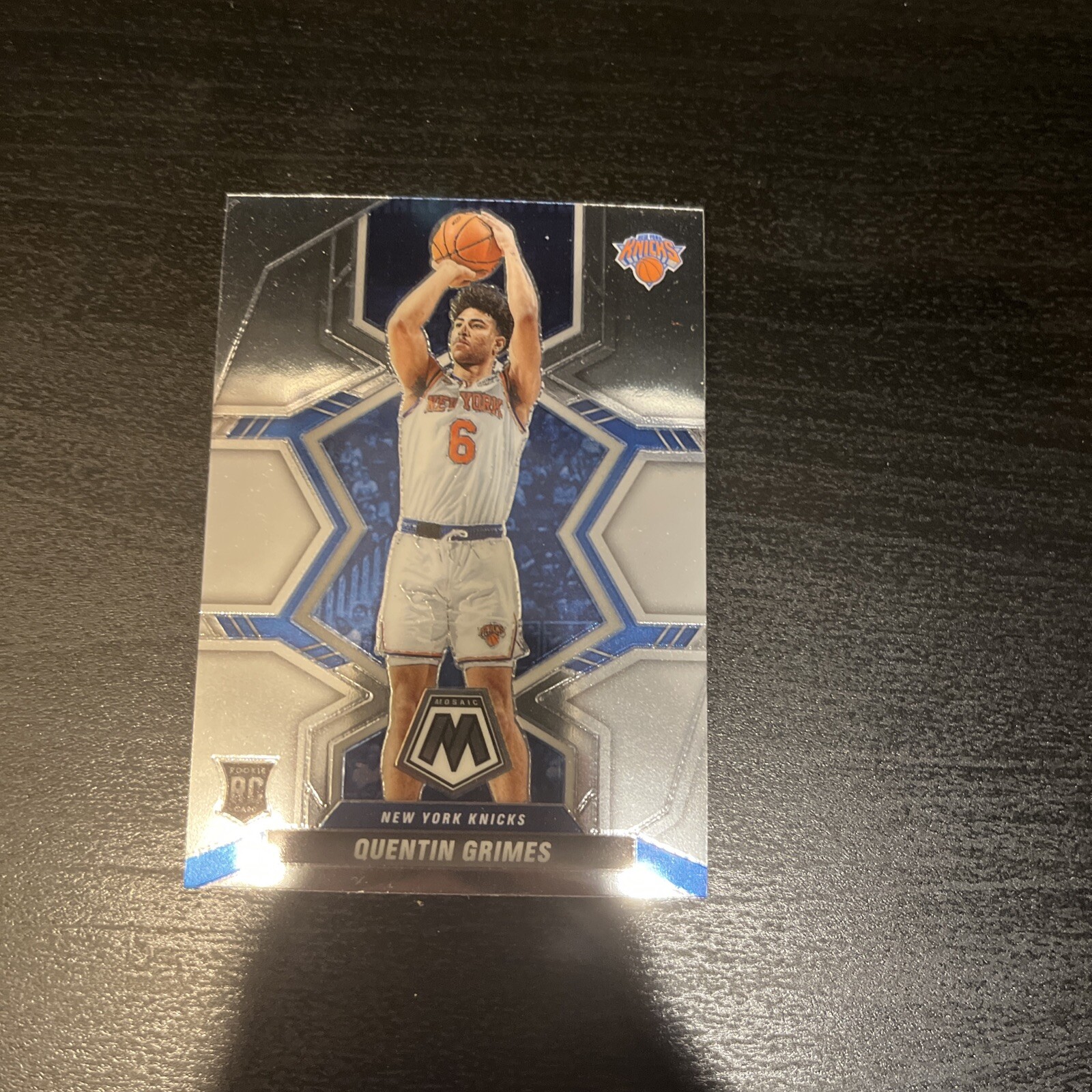 2021-22 Mosaic Basketball Rookie Base #223 Quentin Grimes - New York Knicks