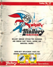 Mallory Ignition 1969 Vintage parts Catalog PDF File USB Flash Drive