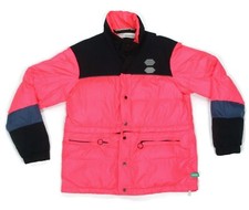 Off-white Main Label Virgin Abloh Neon Pink Puffer Down Quilted Jacket Sz S 995
